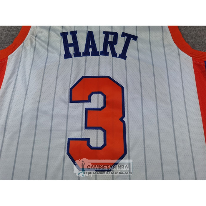 Camiseta New York Knicks Josh Hart NO 3 Ciudad 2024-25 Blanco